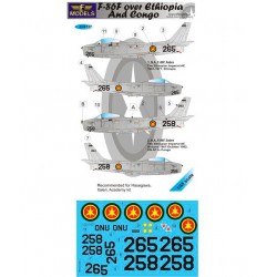 1/48 N.A. F-86F Sabre over Ethiopia/Congo Decal for Hasegawa/Italeri/Academy 1/48 N.A. F-86F Sabre over Ethiopia/Congo Decal for Hasegawa/Italeri/Academy