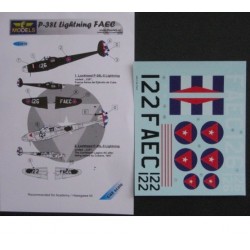 1/48 P-38L Cuba 1947 for Academy/Hasegawa kits 1/48 P-38L Cuba 1947 for Academy/Hasegawa kits