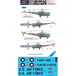 1/48 Sikorsky H-5F/G over USA 2 Decal Options for AMP kit 1/48 Sikorsky H-5F/G over USA 2 Decal Options for AMP kit