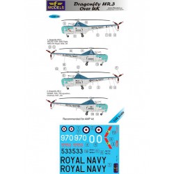 1/48 Westland Sikorsky HR.3 over UK 2 Decal Options for AMP kit 1/48 Westland Sikorsky HR.3 over UK 2 Decal Options for AMP kit