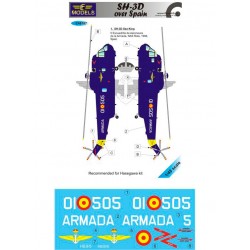 1/48 Sikorsky SH-3D over Spain 1 Decal Option for Hasegawa kit 1/48 Sikorsky SH-3D over Spain 1 Decal Option for Hasegawa kit
