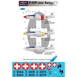 1/48 P-51D over Swiss 3 Decal Options for Tamiya/Hasegawa/Revell/Eduard kit 1/48 P-51D over Swiss 3 Decal Options for Tamiya/Hasegawa/Revell/Eduard kit