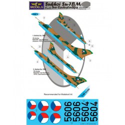 1/48 Sukhoi Su-7BM over Czechoslovakia part II. Decal for Eduard, OEZ kit 1/48 Sukhoi Su-7BM over Czechoslovakia part II. Decal for Eduard, OEZ kit