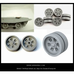 1/35 T-72/T-90 Road Wheels Set for Zvezda/Tamiya/Trumpeter/Meng Models (24pcs) 1/35 T-72/T-90 Road Wheels Set for Zvezda/Tamiya/Trumpeter/Meng Models (24pcs)