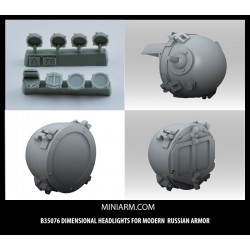 1/35 Modern Russian Armour Dimensional Headlights 1/35 Modern Russian Armour Dimensional Headlights