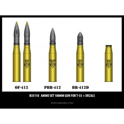 1/35 Modern Russian Armour Ammo Set - T-55 100mm Gun w/Decals 1/35 Modern Russian Armour Ammo Set - T-55 100mm Gun w/Decals