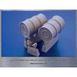 1/35 Russian Fuel Barrels 200 liters for T-55AM/62/64/72/80/90 (2pcs) 1/35 Russian Fuel Barrels 200 liters for T-55AM/62/64/72/80/90 (2pcs)