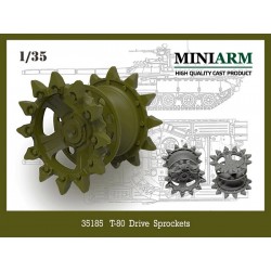 1/35 T-80 Drive Sprockets for RPG Model/Xakt/Trumpeter kits 1/35 T-80 Drive Sprockets for RPG Model/Xakt/Trumpeter kits