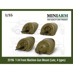 1/35 T-34 Front Machine Gun Mount (4 type) set #2 for Dragon/Zvezda/Trumpeter kits 1/35 T-34 Front Machine Gun Mount (4 type) set #2 for Dragon/Zvezda/Trumpeter kits