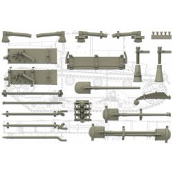 1/35 Soviet Light Tank T-26 Tool Set 1/35 Soviet Light Tank T-26 Tool Set