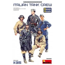 1/35 Italian Tank Crew with Resin Heads 1/35 Italian Tank Crew with Resin Heads