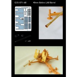 1/35 40mm L/60 Bofors Barrel for Bronco kit #35028 1/35 40mm L/60 Bofors Barrel for Bronco kit #35028