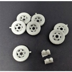 1/35 Chevrolet G7107 Road Wheels (Firestone) 1/35 Chevrolet G7107 Road Wheels (Firestone)