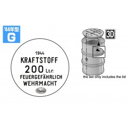 1/35 Fuel Drum Lids Set Type G 1944 1/35 Fuel Drum Lids Set Type G 1944