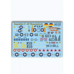1/144 Republic P-47 Thunderbolt Decals 1/144 Republic P-47 Thunderbolt Decals