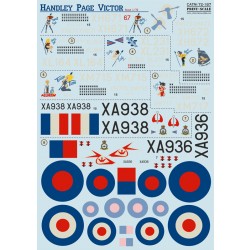 1/72 Wet Decals - Handley Page Victor 1/72 Wet Decals - Handley Page Victor