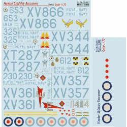 Decals for 1/72 Hawker Siddeley Buccaneer Part 1 Decals for 1/72 Hawker Siddeley Buccaneer Part 1