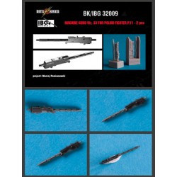 1/32 PZL P.11 Polish Fighter Machine Guns Wz.33 for IBG Kits 1/32 PZL P.11 Polish Fighter Machine Guns Wz.33 for IBG Kits