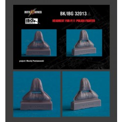 1/32 PZL P.11 Polish Fighter Pilot's Headrest (variant 1) for IBG Kits 1/32 PZL P.11 Polish Fighter Pilot's Headrest (variant 1) for IBG Kits