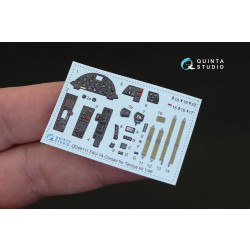 1/48 Vought F4U-1A Corsair 3D Printed & Coloured Interior Decals for Tamiya 1/48 Vought F4U-1A Corsair 3D Printed & Coloured Interior Decals for Tamiya