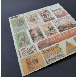 1/48 - 1/35 Commercial Signs On Real Wood - France Set #2 1/48 - 1/35 Commercial Signs On Real Wood - France Set #2