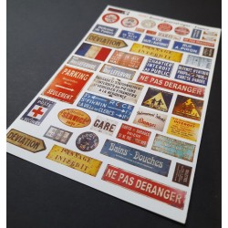 1/48 - 1/35 Rusted General Signs - France 1/48 - 1/35 Rusted General Signs - France