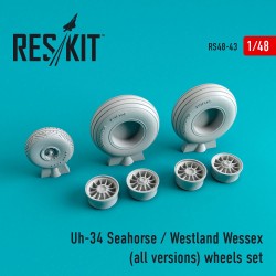 1/48 Uh-34 Seahorse/Westland Wessex Wheels for Revell/Gallery Models/Heritage Aviation 1/48 Uh-34 Seahorse/Westland Wessex Wheels for Revell/Gallery Models/Heritage Aviation