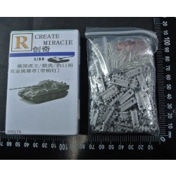 1/35 German Tiger II / Jagdtiger / Leopard 2 Metal Tracks w/Pins Vol.1 1/35 German Tiger II / Jagdtiger / Leopard 2 Metal Tracks w/Pins Vol.1