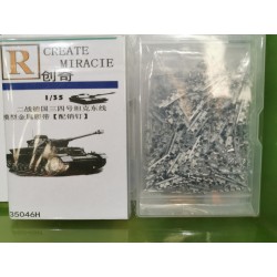 1/35 German PzKpfw III/IV Eastern Front Metal Track w/Pins 1/35 German PzKpfw III/IV Eastern Front Metal Track w/Pins