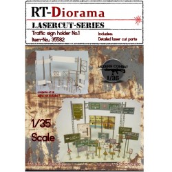 1/35 Traffic Sign Holder No.1 1/35 Traffic Sign Holder No.1