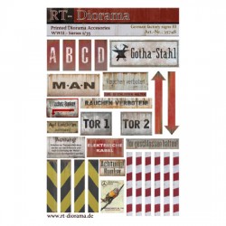 1/35 Printed Accessories: German Factory Signs No.3 1/35 Printed Accessories: German Factory Signs No.3