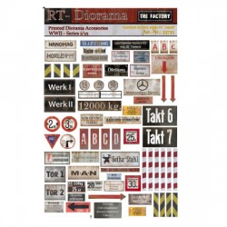 1/35 Printed Accessories: German Factory Signs No.4 1/35 Printed Accessories: German Factory Signs No.4