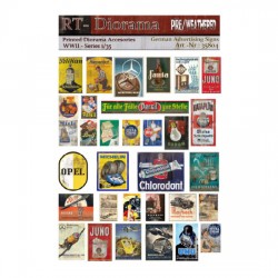 1/35 Printed Accessories: German Advertising Signs 1/35 Printed Accessories: German Advertising Signs
