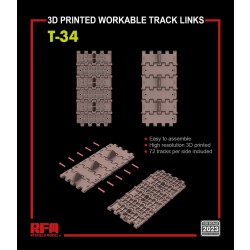 1/35 Workable Track Links for T-34 (3D printed ) 1/35 Workable Track Links for T-34 (3D printed )