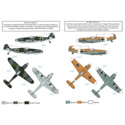 1/48 Bf 109/HA-1112 1990s Airshow Star Decals (for 4 versions) 1/48 Bf 109/HA-1112 1990s Airshow Star Decals (for 4 versions)