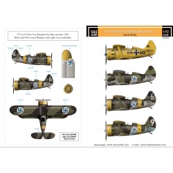 1/72 WWII Finnish Air Force Polikarpov I-153 Chaika Decals Vol.II for ICM/Smer kit 1/72 WWII Finnish Air Force Polikarpov I-153 Chaika Decals Vol.II for ICM/Smer kit