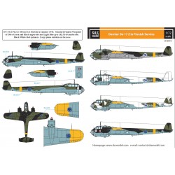 1/72 Dornier Do-17Z in Finnish Service Decals for Airfix/ICM kit 1/72 Dornier Do-17Z in Finnish Service Decals for Airfix/ICM kit