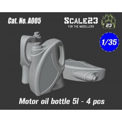 1/35 Motor Oil Bottle 5L (4pcs) 1/35 Motor Oil Bottle 5L (4pcs)