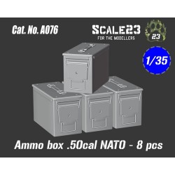 1/35 Ammo Box .50Cal Nato (8pcs) 1/35 Ammo Box .50Cal Nato (8pcs)