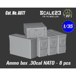 1/35 Ammo Box .30Cal 7.62mm Nato (8pcs) 1/35 Ammo Box .30Cal 7.62mm Nato (8pcs)