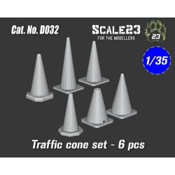1/35 Traffic Cone Set (6pcs) 1/35 Traffic Cone Set (6pcs)
