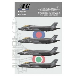 Decals for 1/72 Worldwide Lightnings III (F-35B Sea Lightnings) Decals for 1/72 Worldwide Lightnings III (F-35B Sea Lightnings)