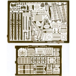 1/600 US Fast Battleships Detail-up set (2 Photo-Etched sheets)