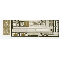 1/700 WWI US Battleship Rails, Ladders, Reels, and more Accessories