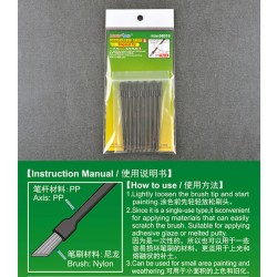 Disposable Mini Diagonal Brush (10pcs) Disposable Mini Diagonal Brush (10pcs)