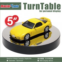 Turntable Display with Mirror Platform (Diameter: 125mm/5 Turntable Display with Mirror Platform (Diameter: 125mm/5