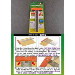 Stainless T Ruler #L Size Stainless T Ruler #L Size