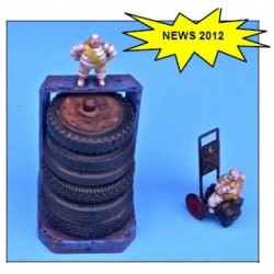 1/35 Garage Accessories Set Vol.1 (Tyres) 1/35 Garage Accessories Set Vol.1 (Tyres)