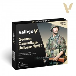 Model Colour Acrylic Paint Set - WWII German Camouflage Uniforms (16x 18ml/0.6 fl oz) Model Colour Acrylic Paint Set - WWII German Camouflage Uniforms (16x 18ml/0.6 fl oz)