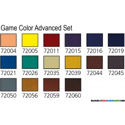 Vallejo Game Color: Advanced Set - 16 colors set VALLEJO AV72298